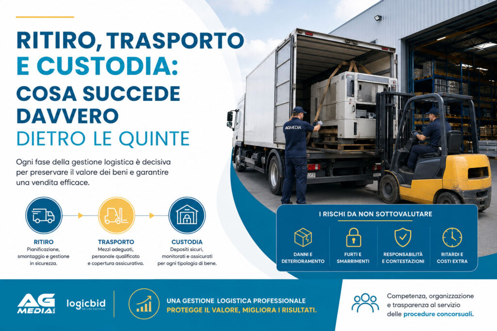 Ritiro, trasporto e custodia dei beni