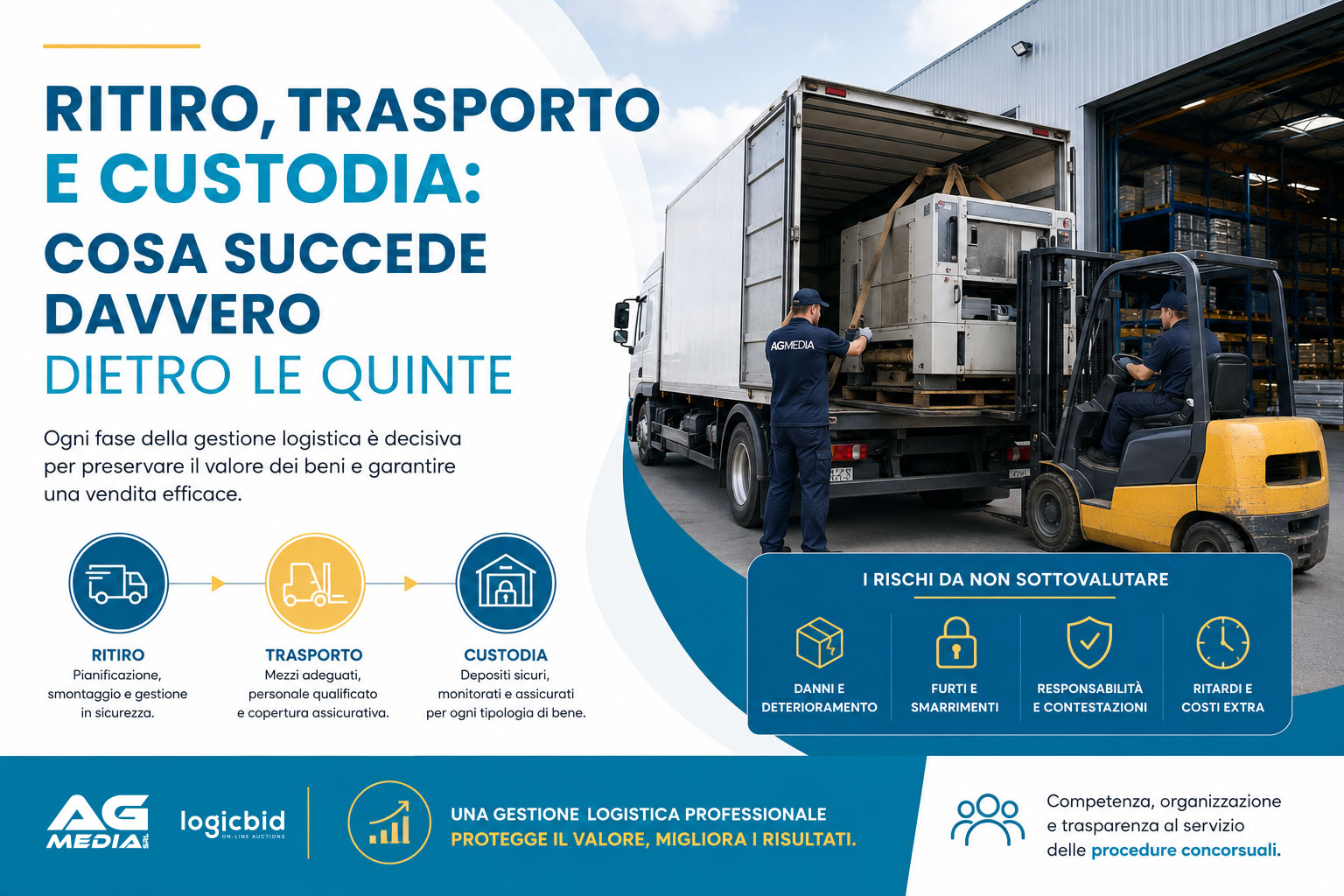 Ritiro, trasporto e custodia dei beni